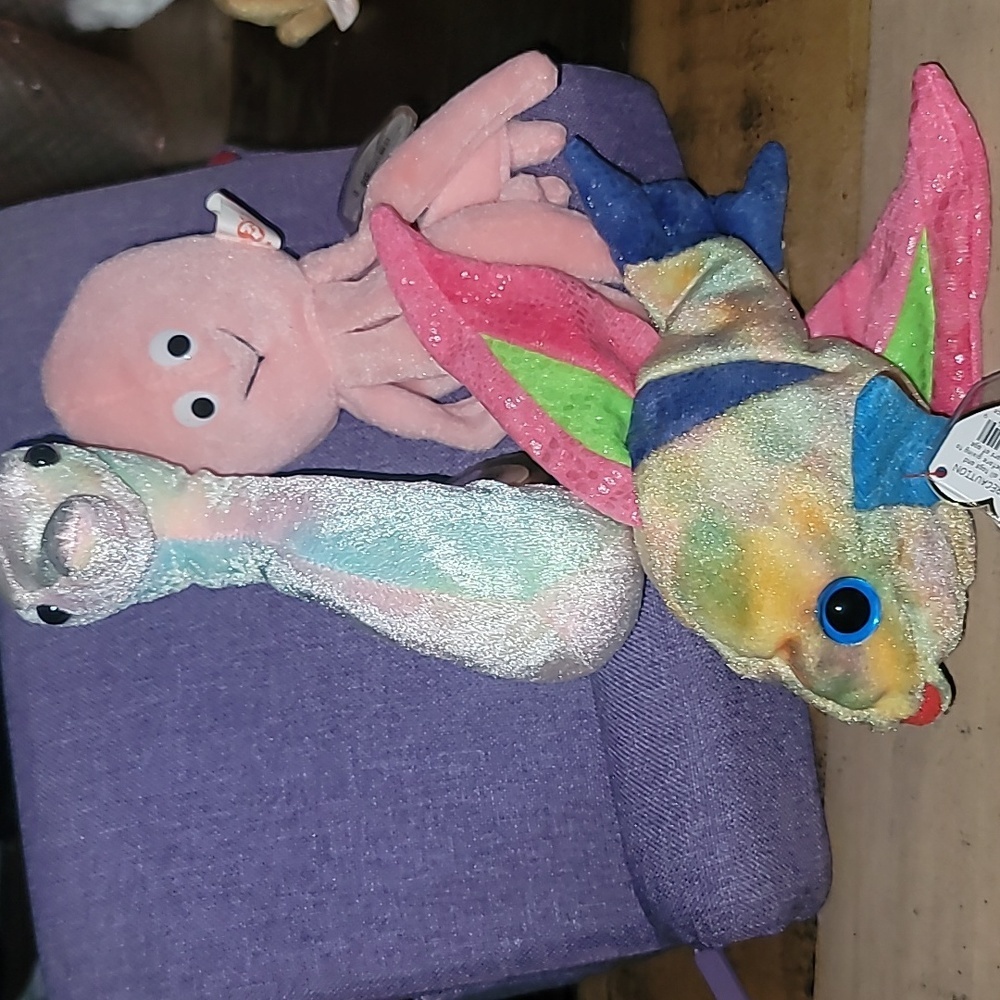 Ty Beanie Baby Water Sea Animals